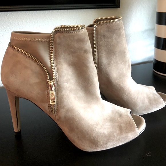 Ann Taylor Shoes - Brand new open toe booties by Ann Taylor